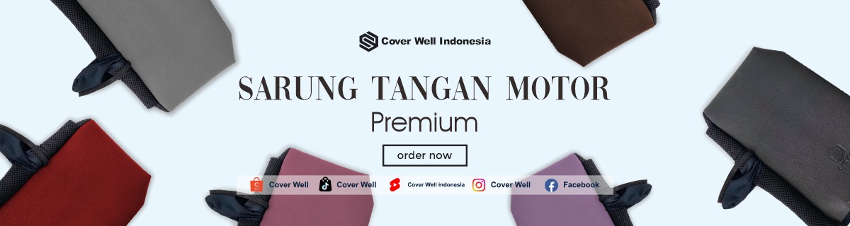 Sarung Tangan Motor Premium Cover Well